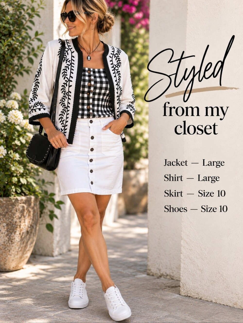 🔥White denim jean knee length cotton stretch Pockets pencil skirt minimilist - Picture 4 of 7